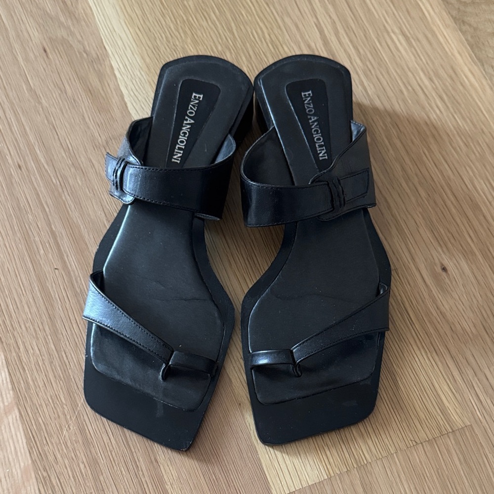 🔥Last Chance 🔥Enzo Angiolini Square Toe Sandals
